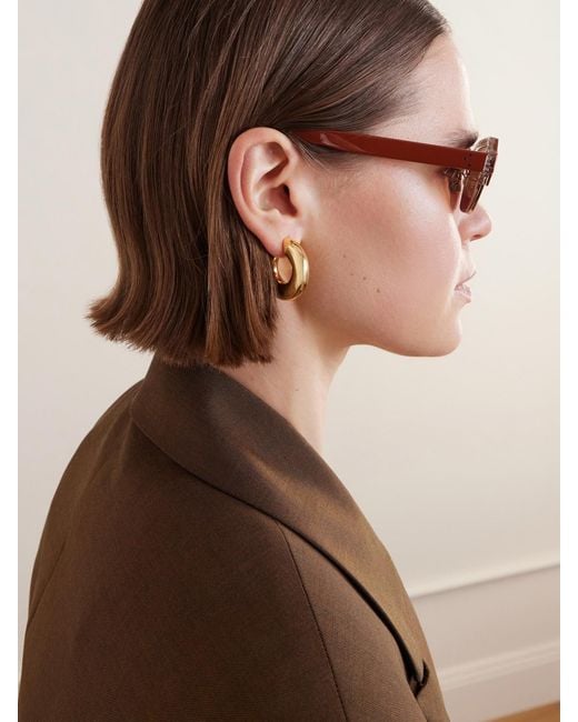 Céline Pink Square-Frame Acetate Sunglasses