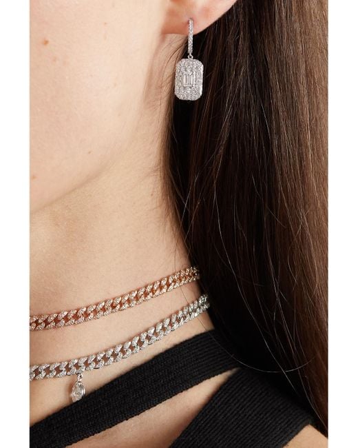 SHAY White 18-Karat Diamond Earrings