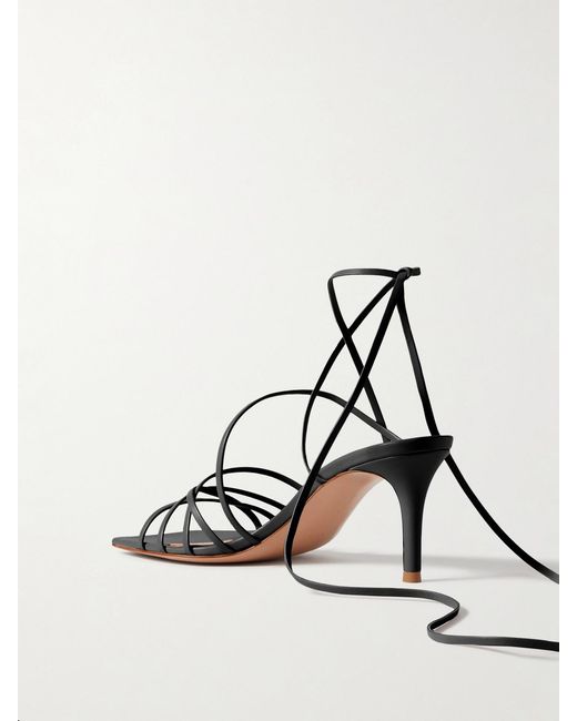 Gianvito Rossi Metallic 85 Leather Sandals