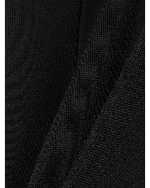 Victoria Beckham Black Stretch-Knit Leggings