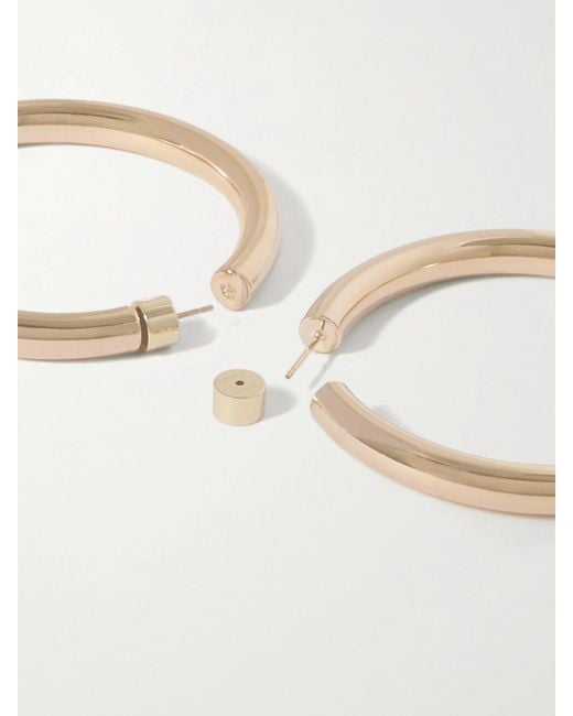 Jennifer Fisher Natural 2&Quot; Samira-Plated Hoop Earrings