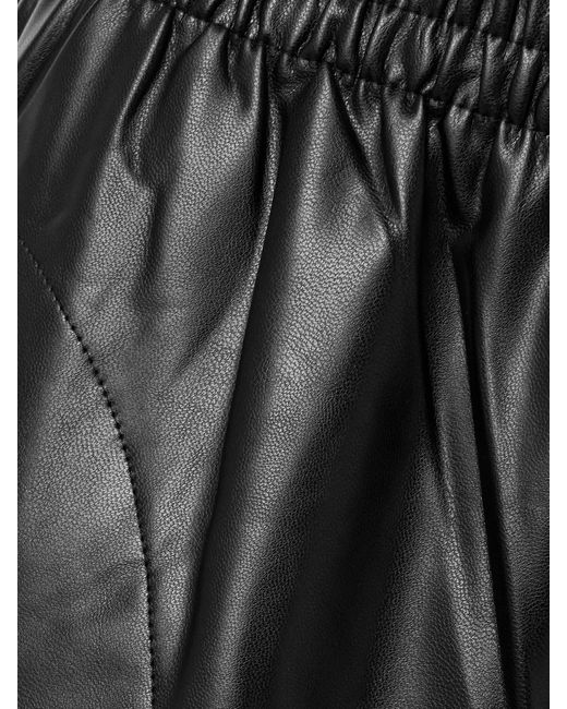Norma Kamali Black Elephant Hose Mit Weitem Bein