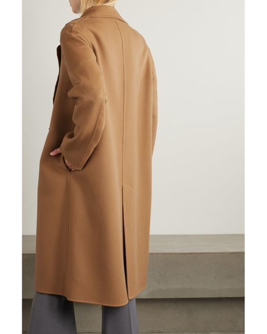 Stella McCartney Natural Iconic Double-Breasted Wool Coat