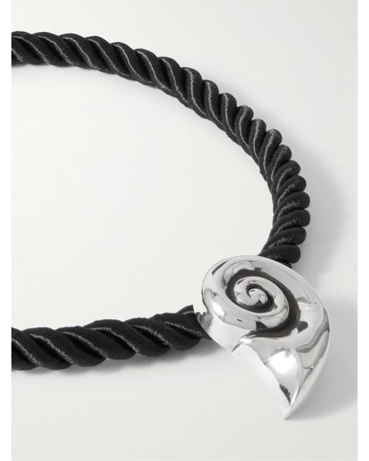 Sophie Buhai Metallic Nautilus And Rope Necklace