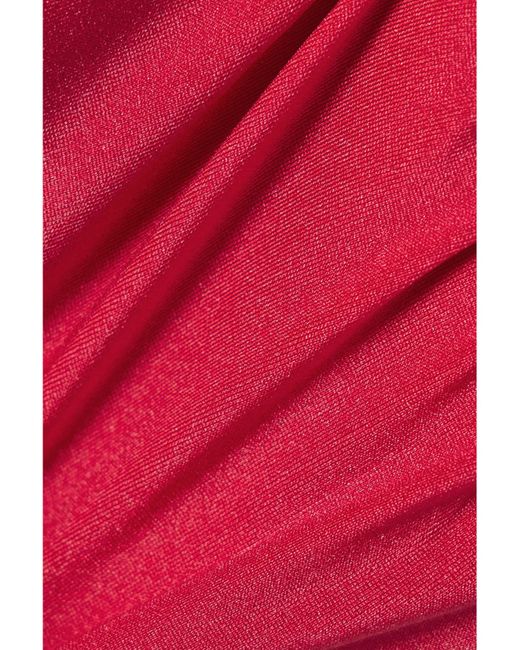 Cult Gaia Red Euphrasia Neckholder-Bikini-Oberteil Mit Verzierung