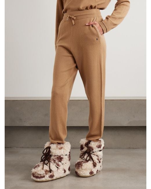 Bogner Natural Lily Embellished Wool-Blend Ski Pants