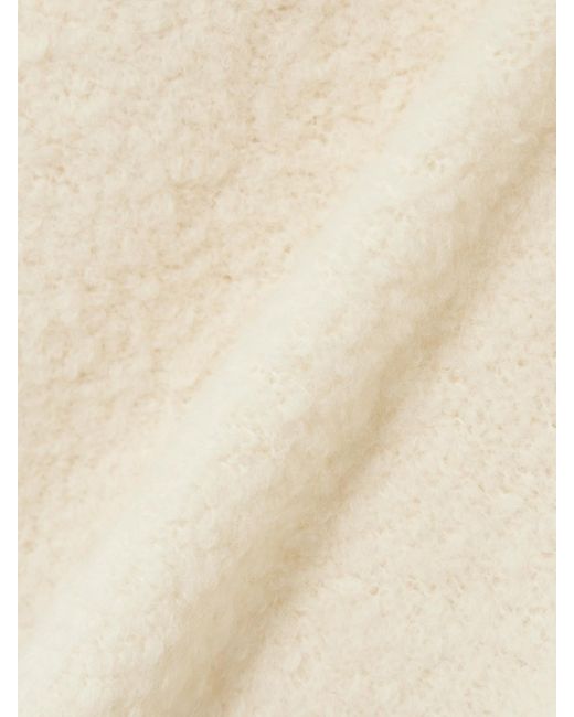 Totême Natural Alpaca And Wool-Blend Bouclé Sweater