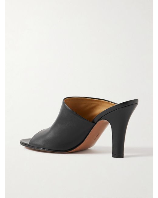 The Row Black Signum Mules Aus Leder