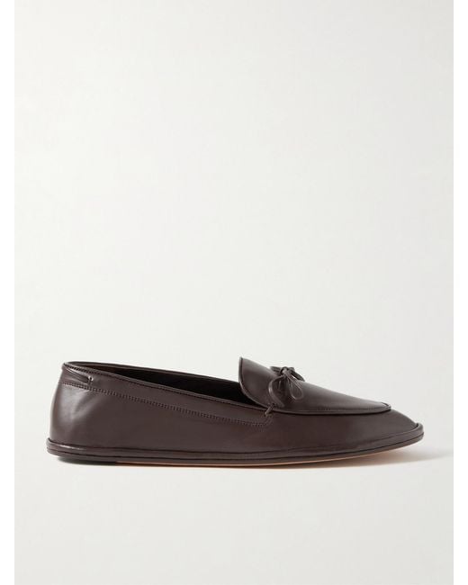 Emme Parsons Brown Parker Leather Loafers