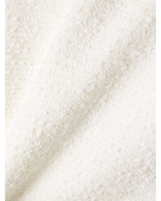 Gucci Natural Shorts Aus Bouclé Aus Einer Baumwollmischung