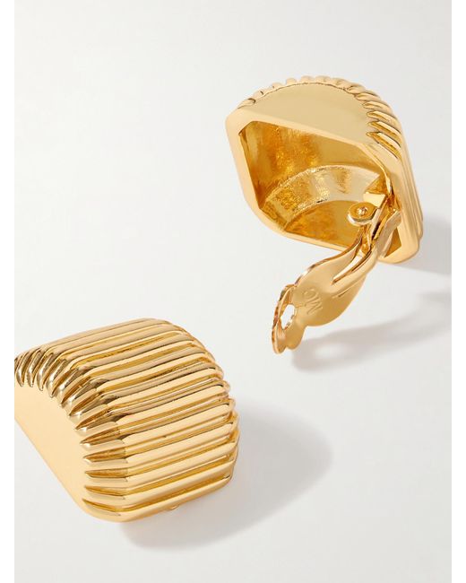 Joolz by Martha Calvo White Elle-Plated Clip Earrings