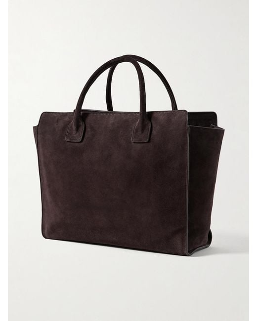 Nili Lotan Black Bianca Suede Tote