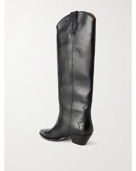 Isabel Marant Black Denvee Leather Boots