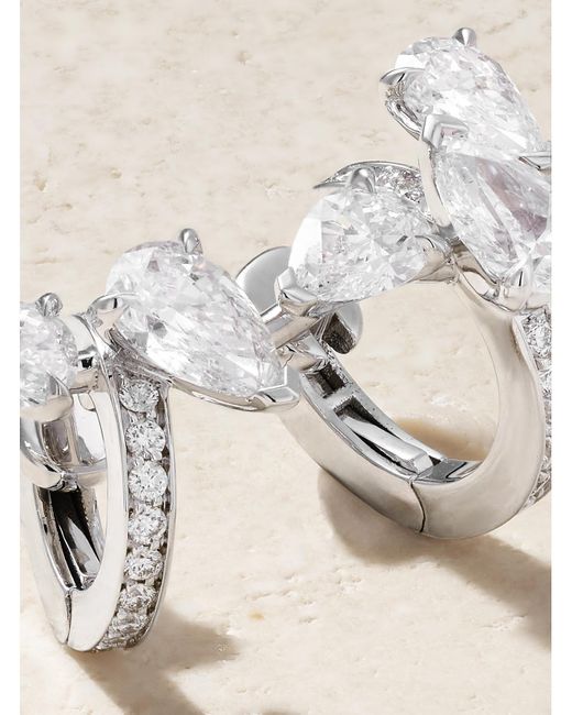 Repossi Natural Serti Sur Vide 18-Karat Diamond Ear Cuff