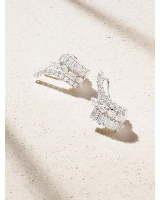 YEPREM Natural 18-Karat Diamond Earrings