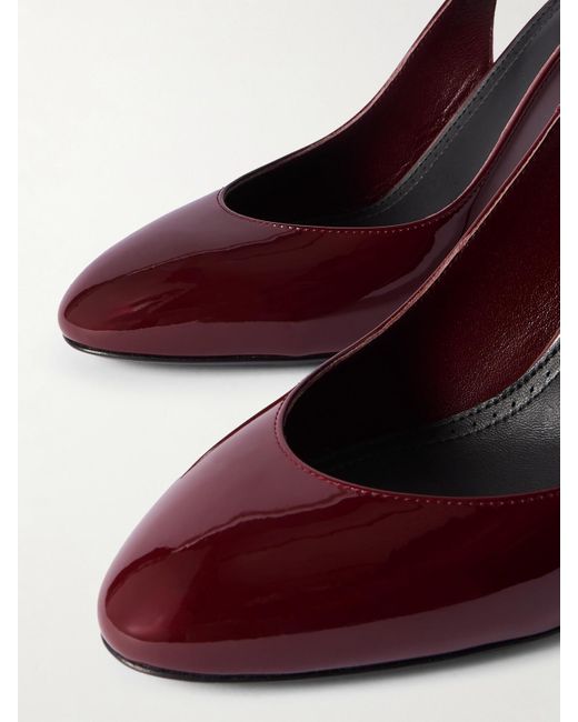 Alaïa Pink 90 Pumps Aus Lackleder