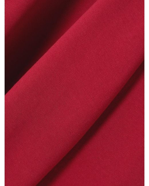 Flore Flore Red Diana Organic Cotton-Piqué Polo Shirt