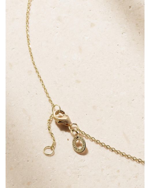 L'Atelier Nawbar Natural Golden Eclipse 18-Karat Multi-Stone Pendant Necklace