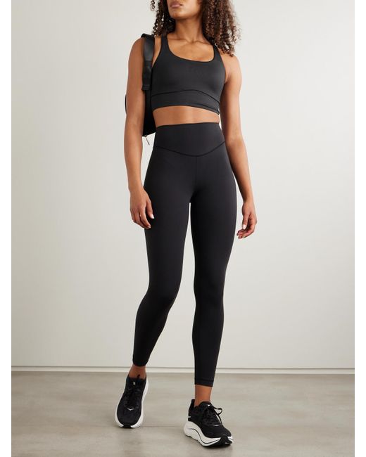 lululemon athletica Black Energy Longline Recycled-Luxtreme Sports Bra