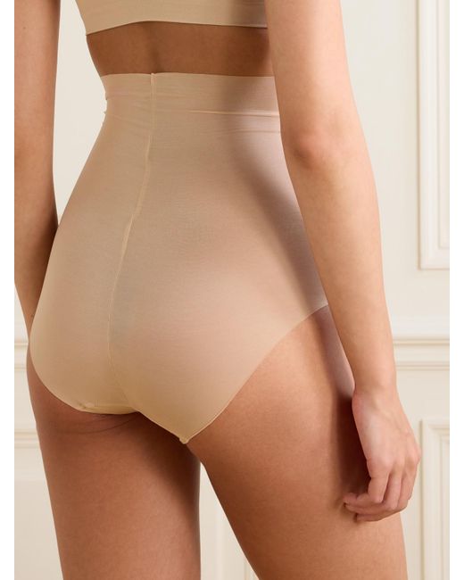 Commando Natural Featherlight Control Stretch-Jersey Briefs