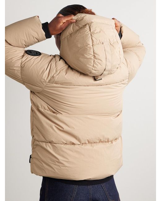 Canada Goose Natural Junction Hooded Quilted Shell Down Jacket