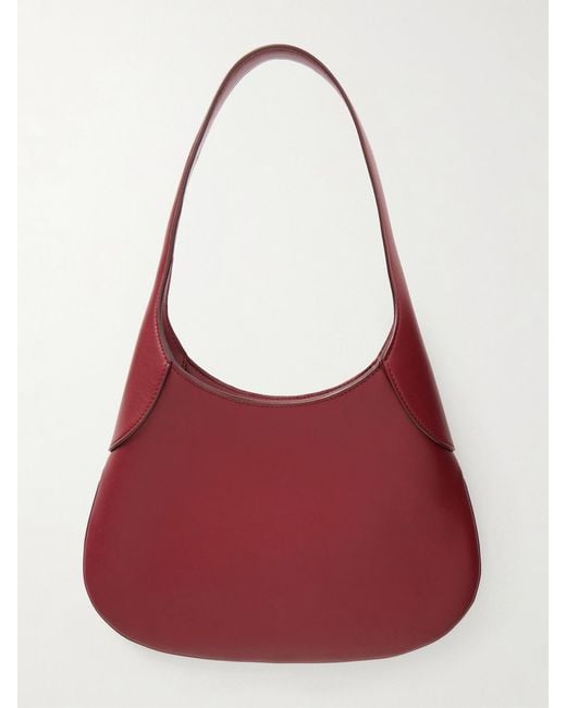 Khaite Red Joan Small Leather Shoulder Bag