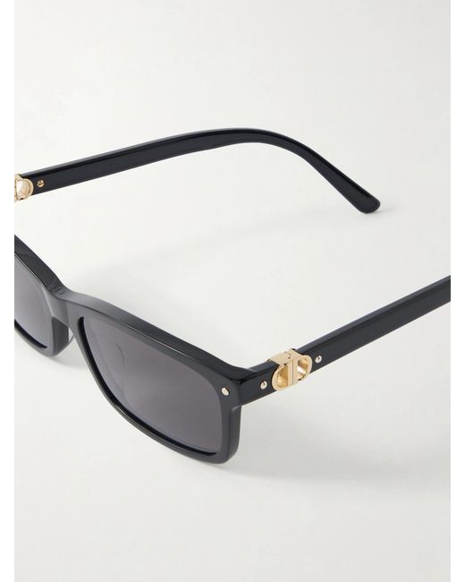 Dior Gray Petit Cd S1I Rectangular-Frame Acetate Sunglasses