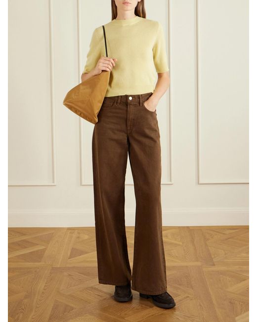 Gianvito Rossi Brown Harris 20 Suede Loafers