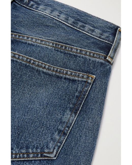 Clara Baggy Low-Rise Wide-Leg Organic Jeans Agolde en coloris Blue