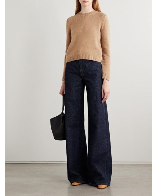 Khaite Natural Leta Cashmere Sweater