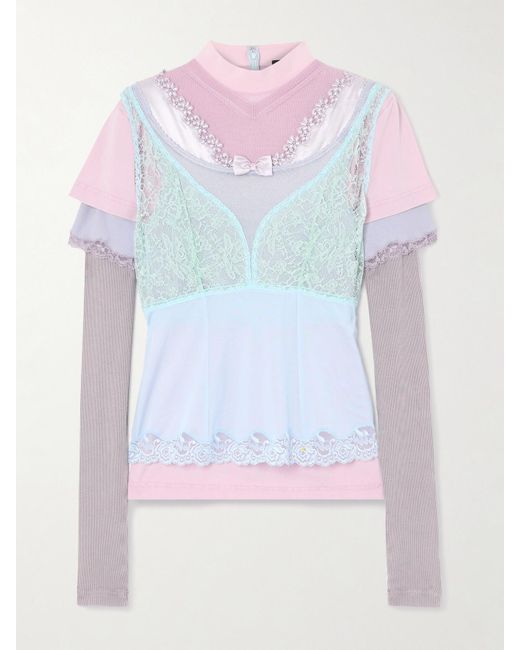 トップス BALENCIAGA 25SS bow blouse BALENCIAGA Pussy-bow crinkled-jersey shirt | NET-A-PORTER