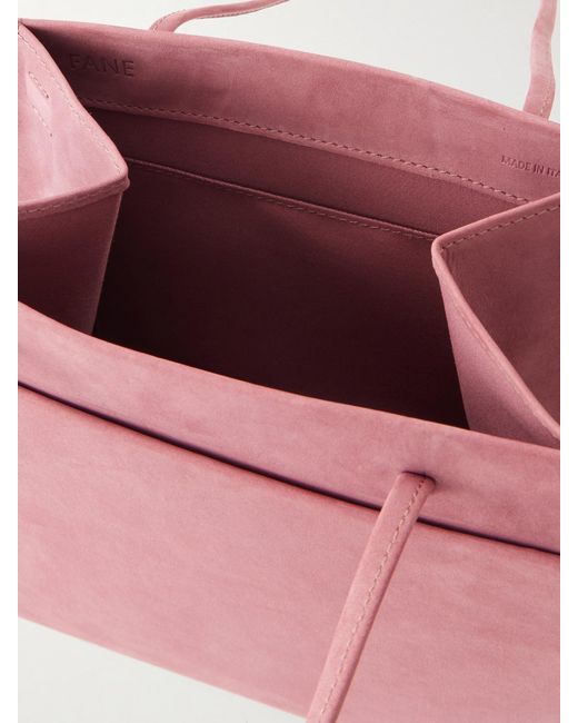 Faune Pink Lisse Suede Tote