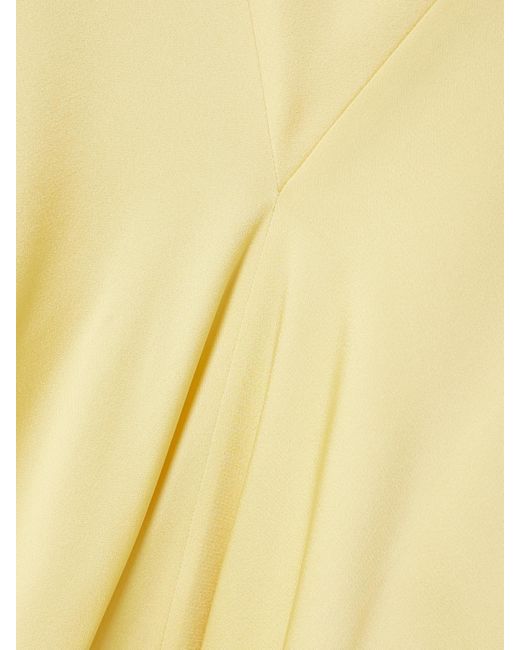 Stella McCartney Yellow Satin Gown