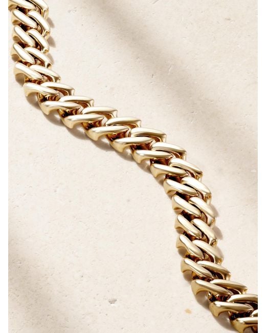 UNIFORM OBJECT Metallic Curb 18-Karat Diamond Bracelet