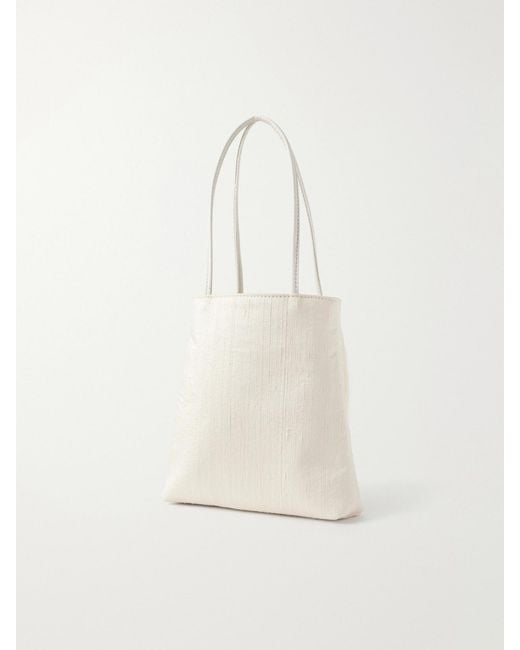 Le Sundial Natural Le Salon Tasseled Dupioni Clutch