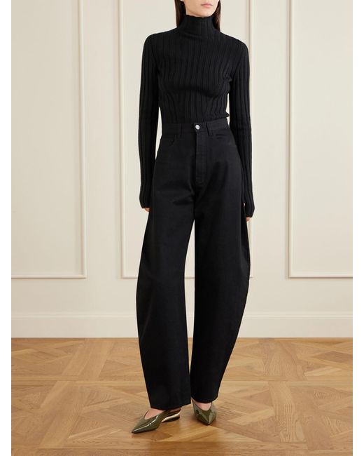 Alaïa Green 30 Patent-Leather Slingback Pumps