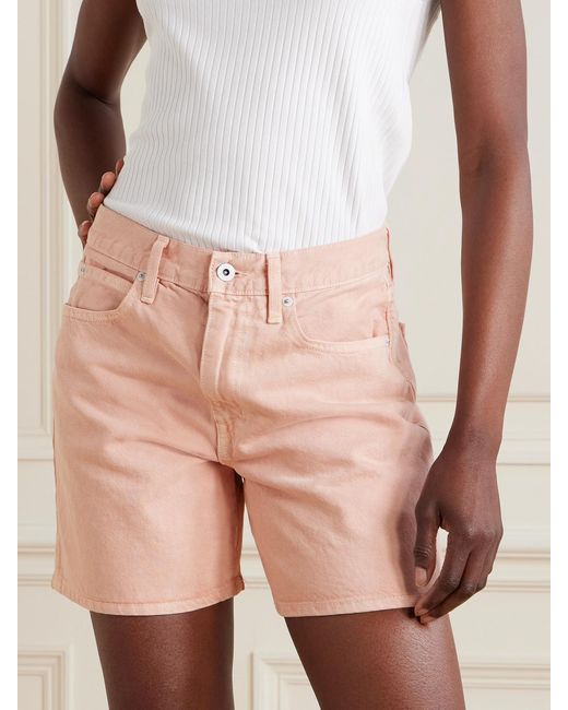 SLVRLAKE Denim Pink Walker Denim Shorts