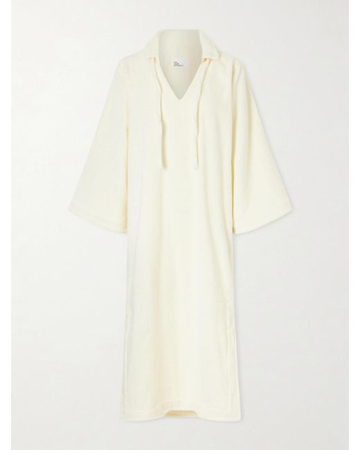 Lisa Marie Fernandez Natural Cotton-Terry Kaftan