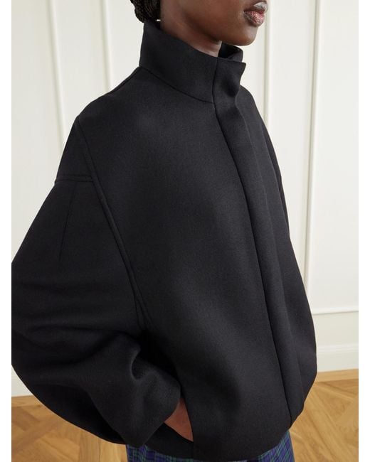 Dries Van Noten Black Wool-Twill Jacket