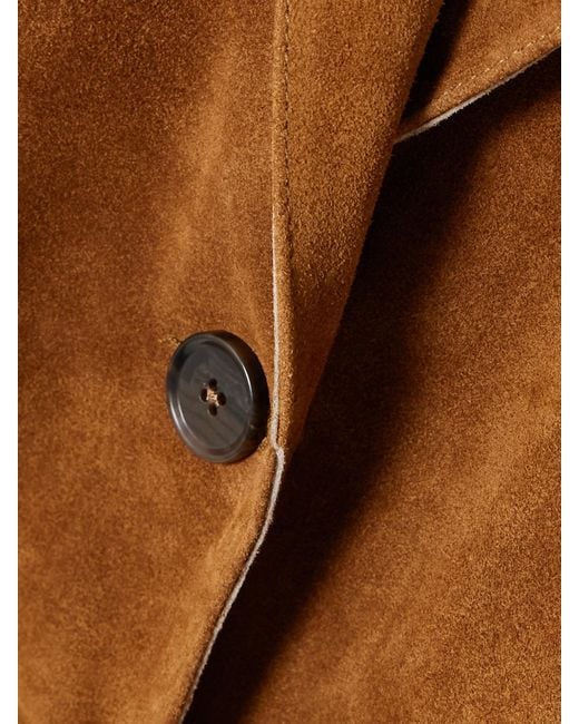 Arma Brown Alissa Suede Coat
