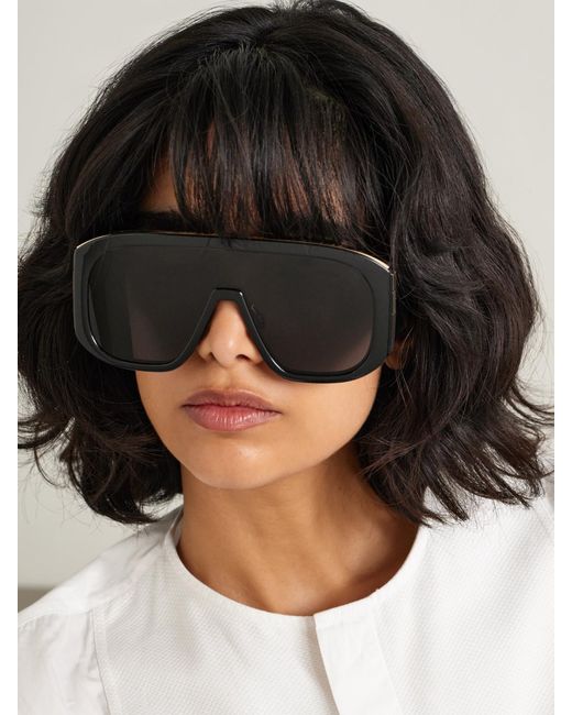 Dior Black Diorgraphique M2U D-Frame Acetate Sunglasses