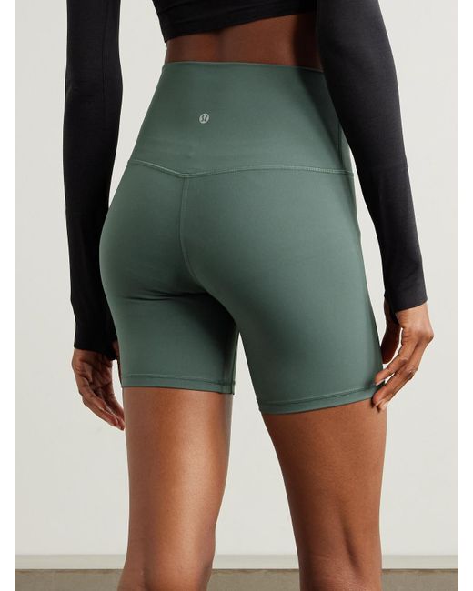 lululemon athletica Green Align 15 Cm Hoch Sitzende Shorts