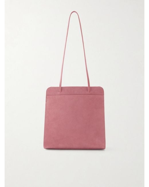 Faune Pink Lisse Suede Tote
