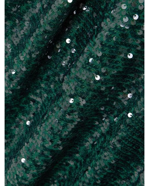 Robe Midi En Mousseline À Sequins Et À Ornements Erdem en coloris Green
