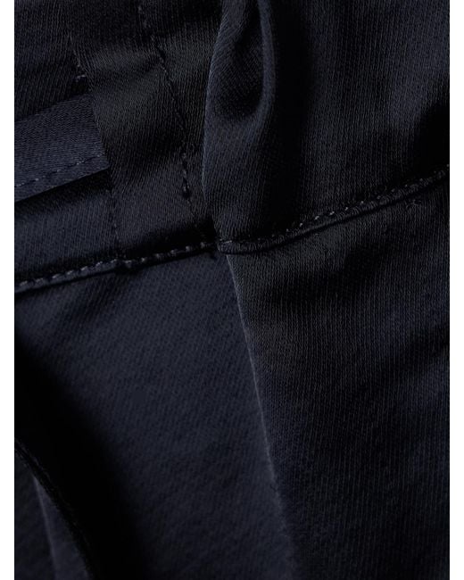 Proenza Schouler Blue Magnus Hose Mit Weitem Bein Aus Satin