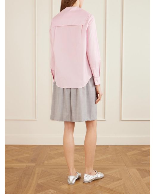 Comme des Garçons Pink Cotton-Poplin Shirt