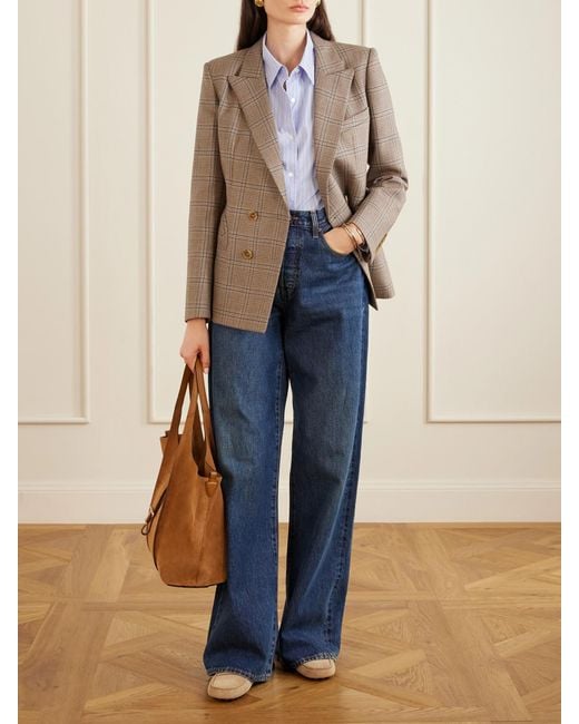 Tod's Brown T Timeless Medium Suede Shoulder Bag