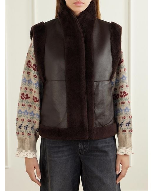 Sea Black Annie Reversible Wool Vest