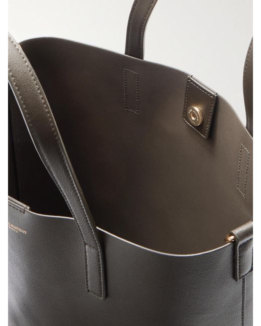 Saint Laurent Black Toy North/South Tote Aus Leder