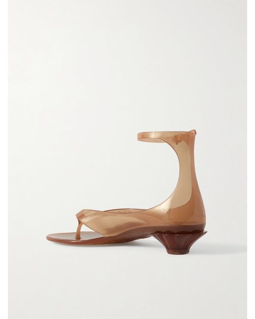 Chloé Brown Jelly Tpu Sandals